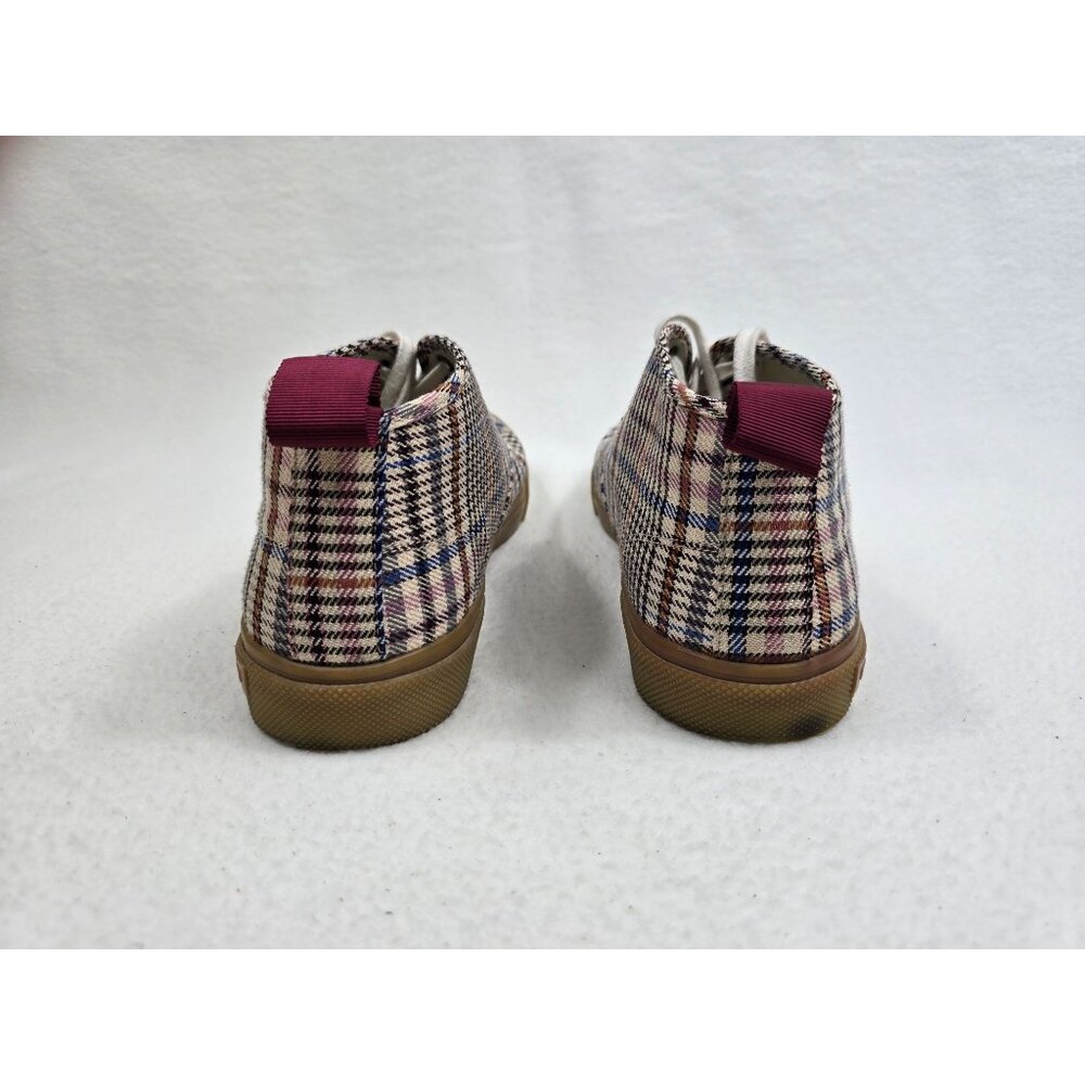 Plaid Seavees Legend 90 High-Top Sneakers Size 10 Gum Sole Womens - Picture 3 of 8